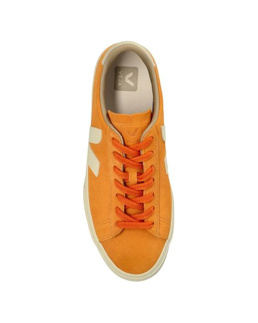 Veja Orange Campo Sneakers Mit Einsätzen