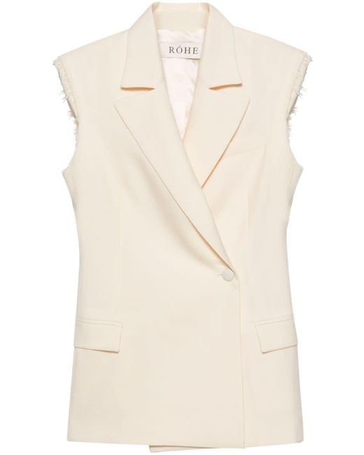 Rohe Natural Double-breasted Gilet