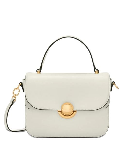 Furla White Small Sfera Top-Handle Cross-Body Bag