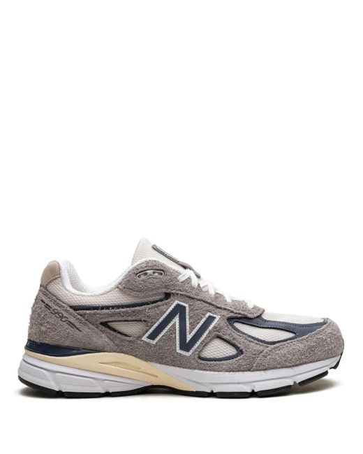 New Balance White 990V4 "Made