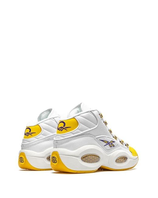 Reebok White Question Mid Sneakers for men