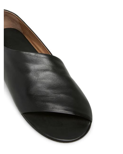 Marsèll Black Arsella Leather Sandals for men