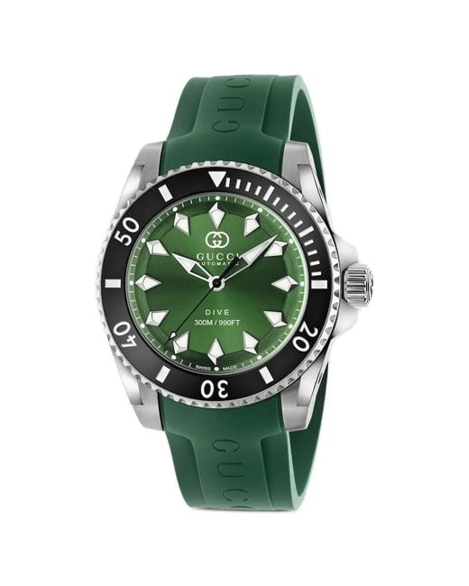 Gucci Green Dive 40Mm Watch for men