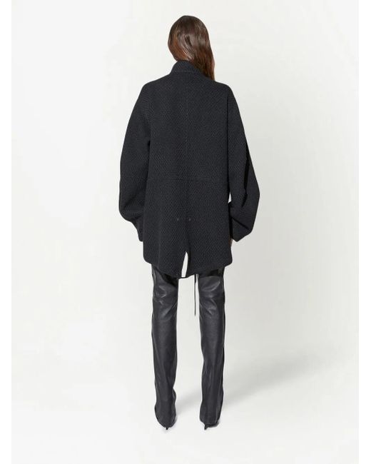 RTA Black Dillinger Oversized Jacket