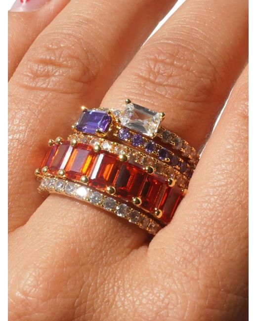 Izabel Display Orange Chunky Ring