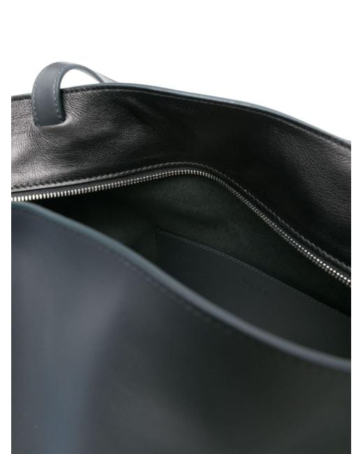Maeden Black Yumi Leather Tote Bag