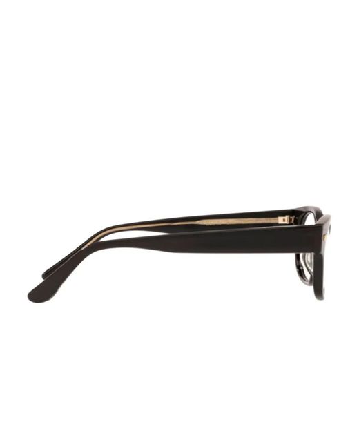 Oliver Peoples Black Denton Rectangle Glasses for men