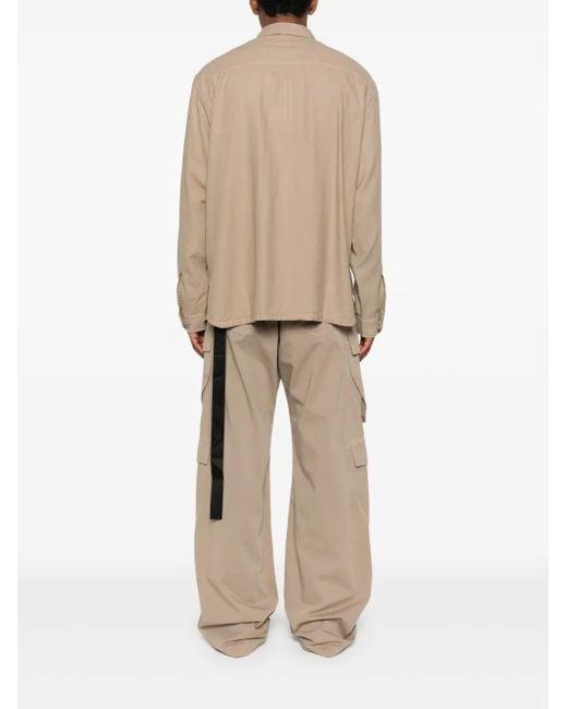 Camicia di Rick Owens in Natural da Uomo