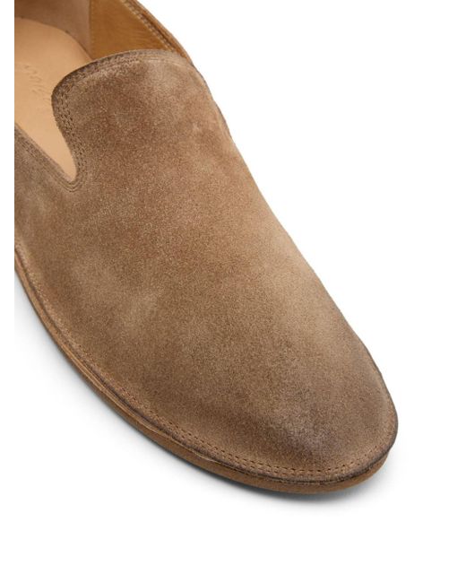 Marsèll Brown Strasacco Suede Loafers