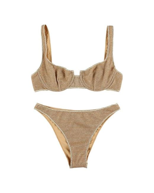 Oseree White Lumière Balconette Bikini Set