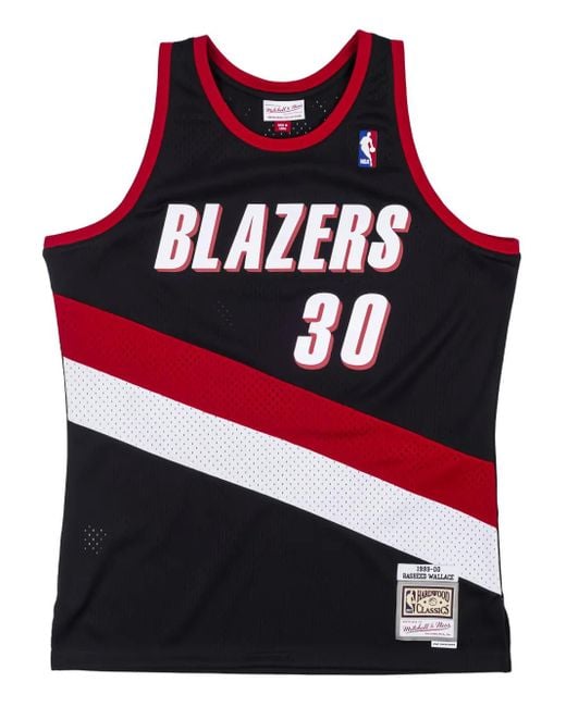 メンズ Mitchell & Ness X Nba Swingman 'portland Trail Blazers Rasheed Wallace' タンクトップ Red