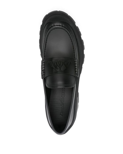 Alexander McQueen Loafer mit Siegel-Logo in Black für Herren
