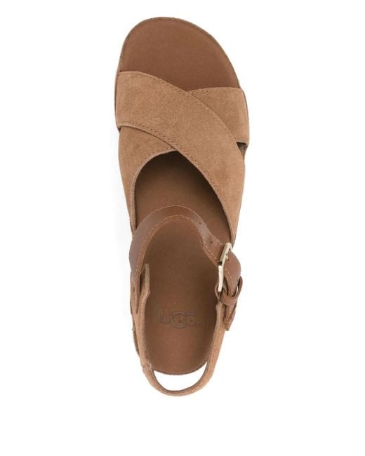 Ugg Brown Aubrey Sandals