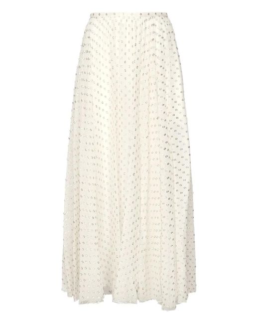 Chloé White Rock Aus Seide