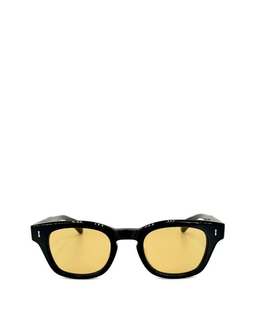 PETER AND MAY Black Superdream Square-Frame Sunglasses for men