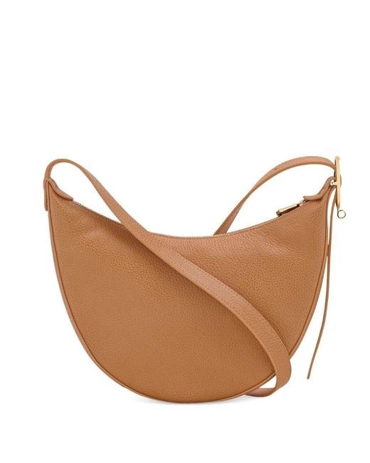 Longchamp Brown Petit Sac À Bandoulière Le Foulonné