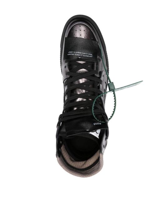 Off-White c/o Virgil Abloh Black Off-court 3.0 Leather Sneakers for men