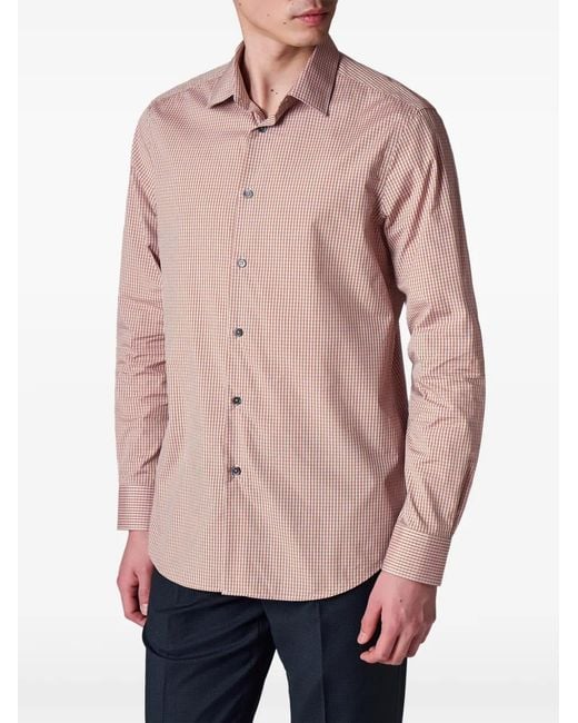 Paul Smith Pink Check-Pattern Shirt for men