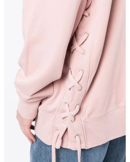 Faith Connexion Pink Logo-Print Zip-Up Hoodie for men