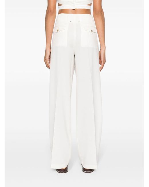 Pantalones anchos con pinzas Golden Goose Deluxe Brand de color White