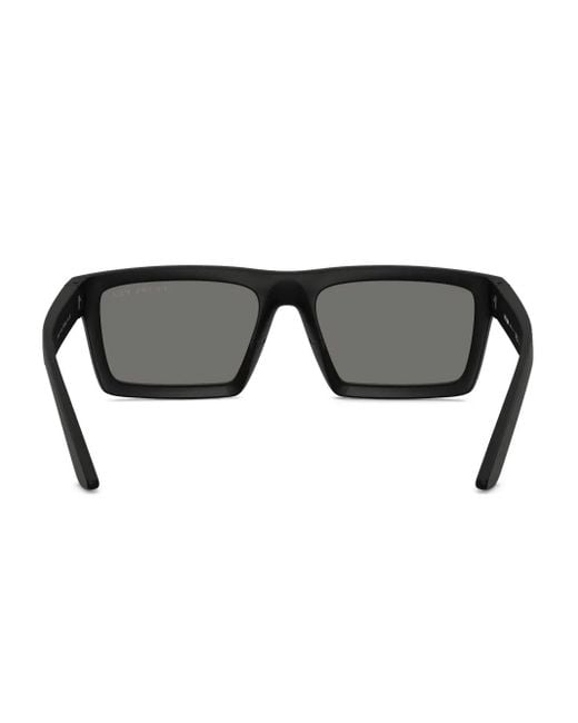 Prada Gray Square-Frame Sunglasses
