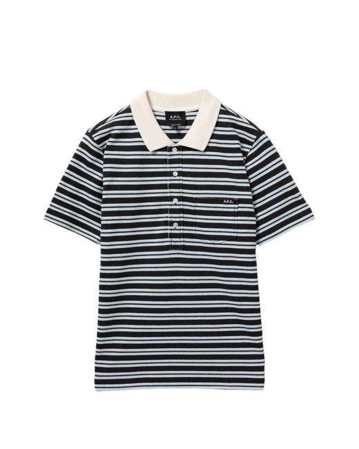 A.P.C. Blue Oscar T-Shirt