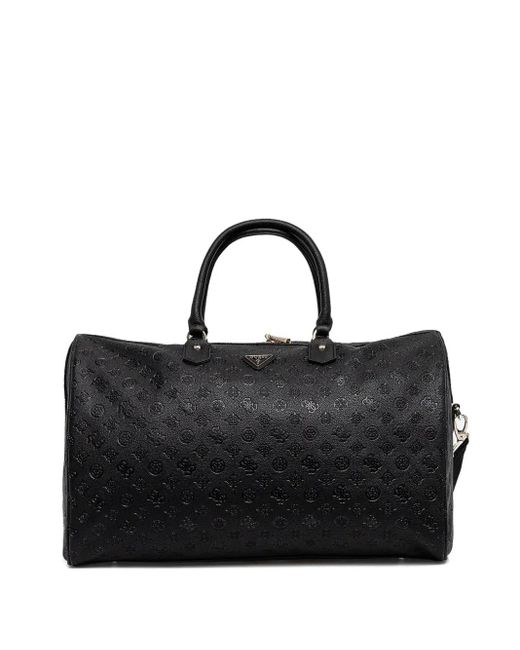 Sac Fourre-Tout À Logo Embossé Guess en coloris Black