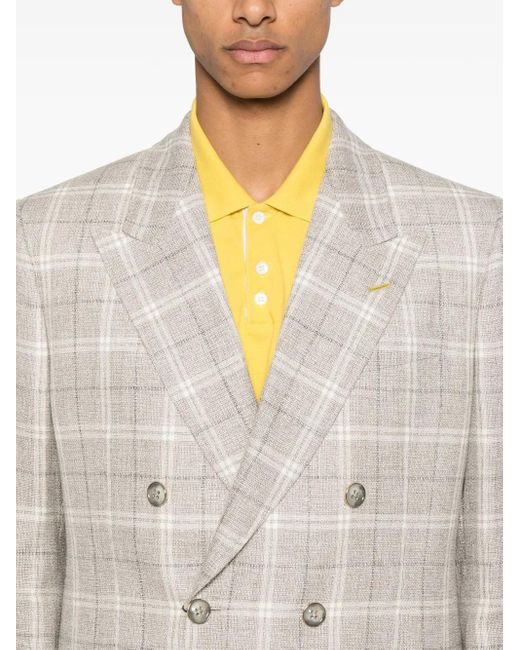 Etro Geruite Blazer in het White voor heren