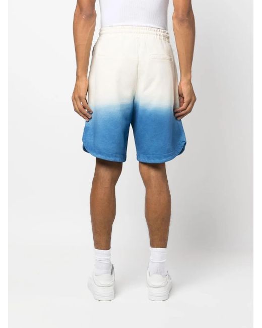 Iceberg Blue Kailand O. Morris Tie-Dye Shorts