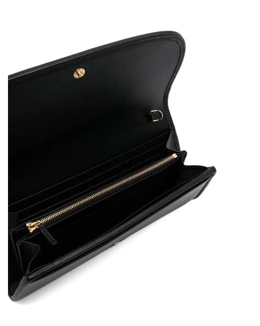 Gucci Black Blondie Continental Chain Wallet