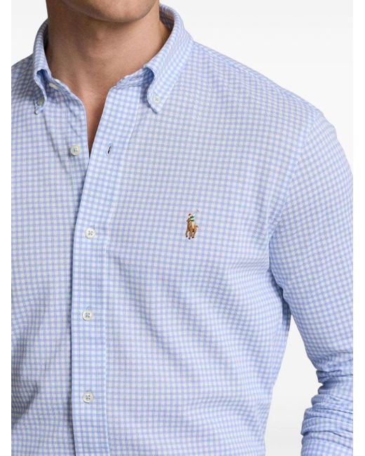Polo Ralph Lauren Blue Lsfbbdppm3-long Sleeve-sport Shirt for men