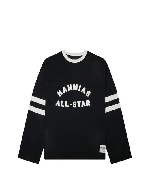 NAHMIAS Black All Star Long-Sleeve T-Shirt for men