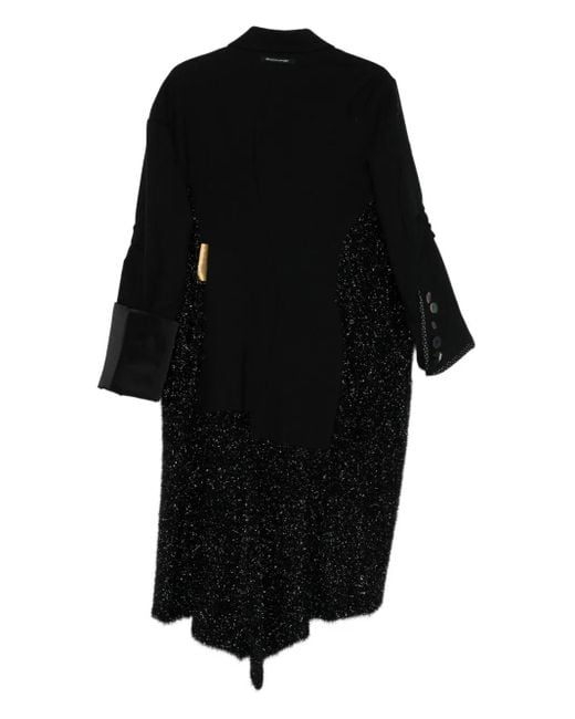Undercover Black Double-Breasted Coat