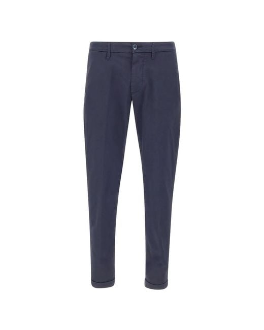 Re-hash Blue Mucha Slim-Fit Trousers for men