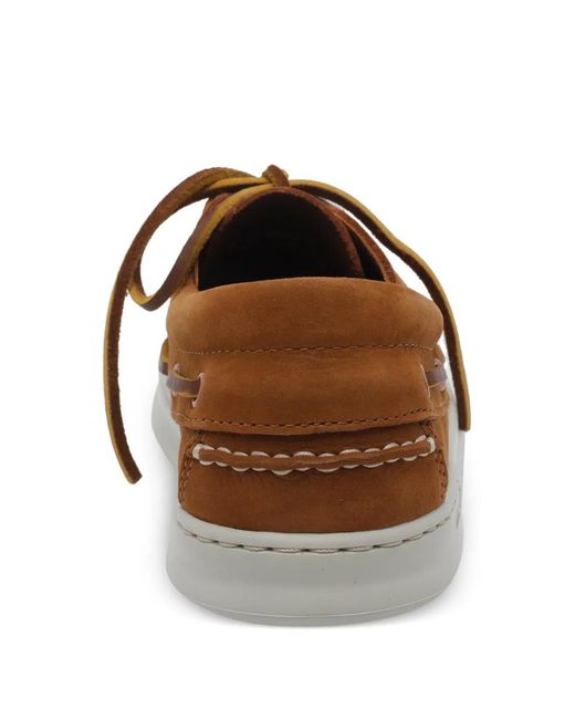 Camper Brown Runner Boat Shoes for men