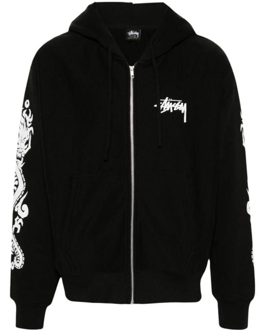 Stussy Black Dragons Hoodie