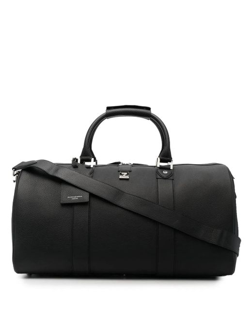 Aspinal Boston Leren Reistas in het Black voor heren