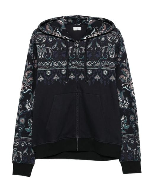 Etro Kapuzenjacke mit Paisleymuster in Black für Herren