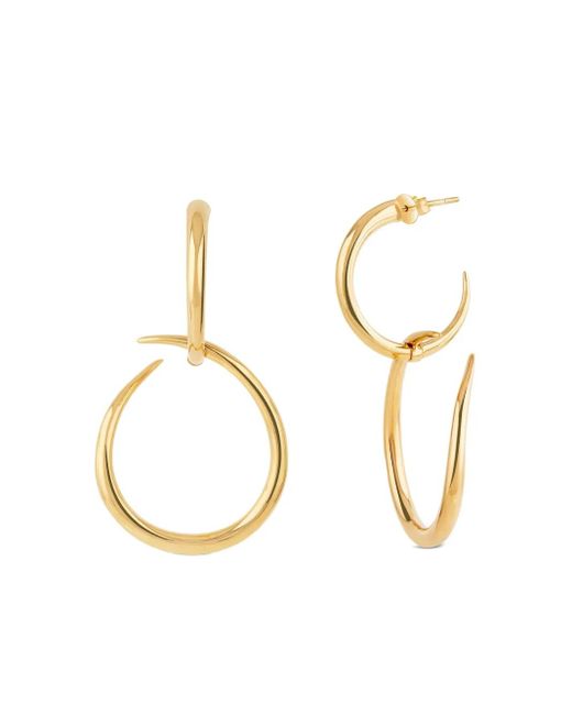 Dinny Hall Metallic 18K Vermeil Toro Large Drop Hoops