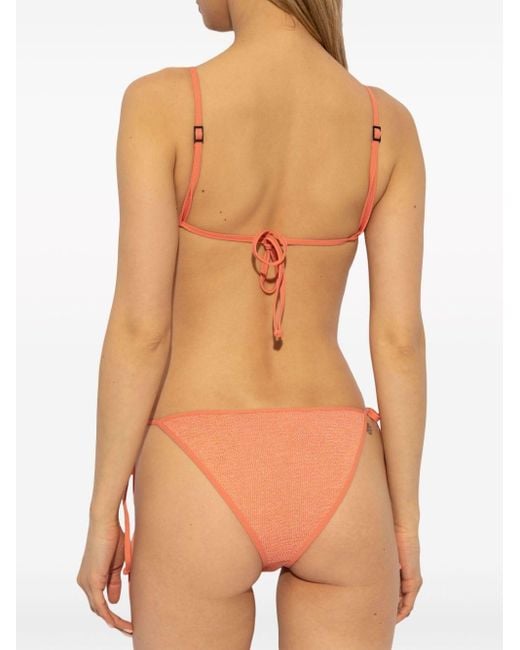 Bondeye Orange Luana Triangle Bikini Top