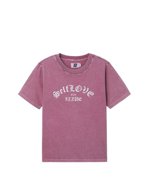 Izzue Purple Graphic T-Shirt