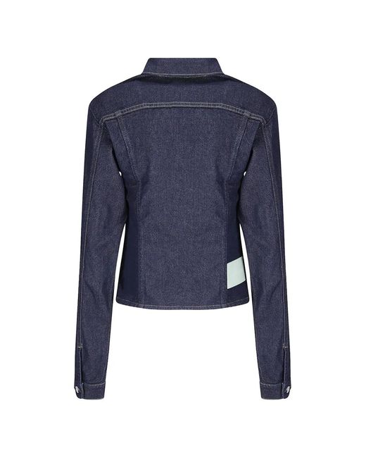 Haikure Blue Button-Up Denim Jacket