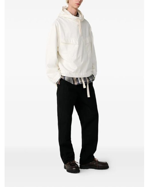 Studio Nicholson White Veste Kirby À Capuche for men