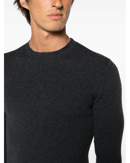 Our Legacy Black Compact Merino-wool Sweater - Men's - Merino for men