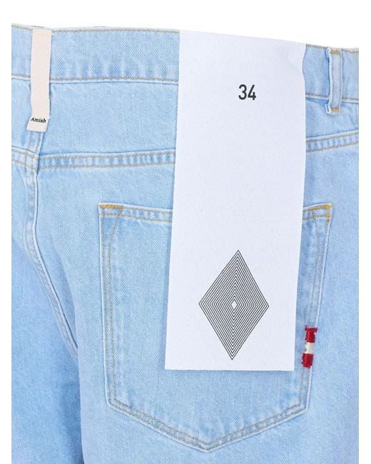 AMISH Blue Jeremiah Five-Pockets Jeans for men