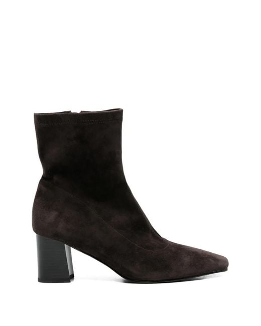 Linda Baumann Black Zip Ankle Boots