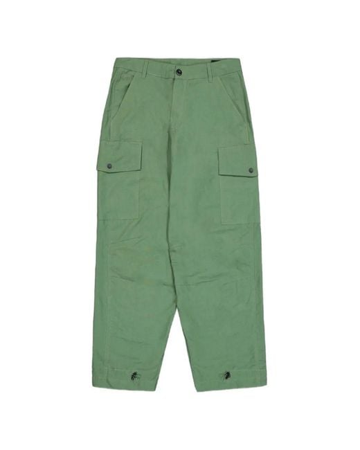 Alpha Industries Green Pantalon En Ripstop À Poches Cargo for men