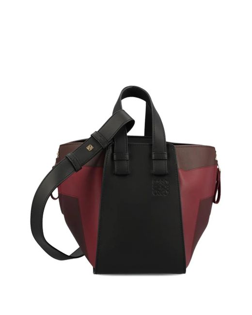 Loewe White X Albers Hammock Panelled Leather Tote Bag