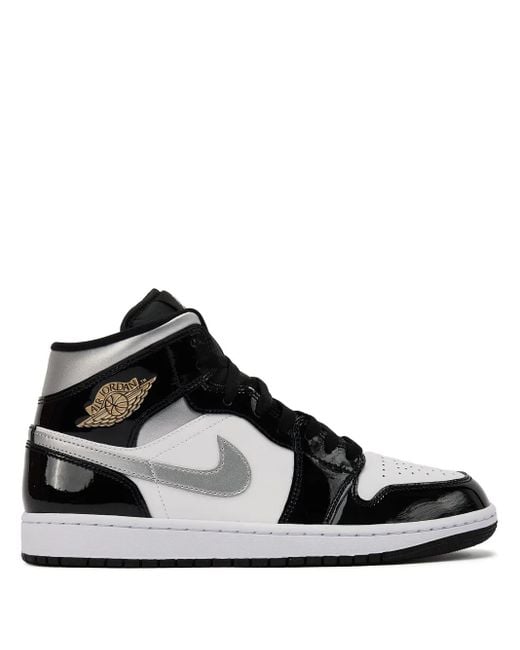 Nike Black 1 Mid Se Sneakers for men