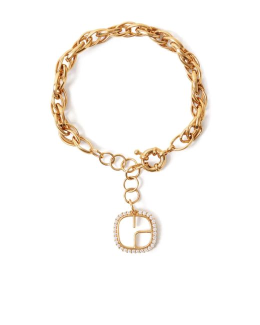 Claudie Pierlot ロゴプレート ブレスレット Metallic